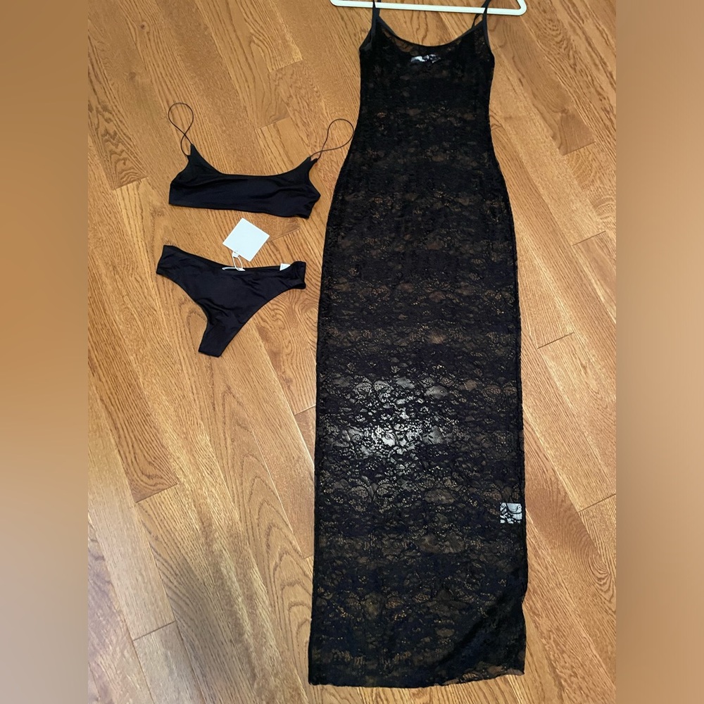 Natalie Rolt Giana Dress Black Size 0 - Picture 6 of 13